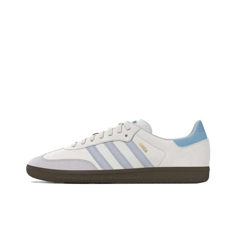 AdidasSambaOGCloudWhiteHaloBlue_1 Adidas Samba OG Cloud White Halo Blue - Image 1