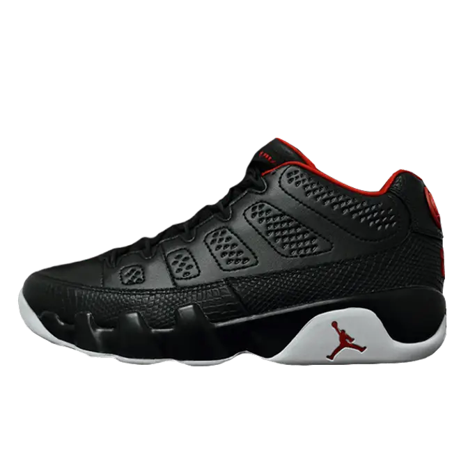 NikeAirJordan9LowBlackWhite_1 Nike Air Jordan 9 Low Black White - Image 1