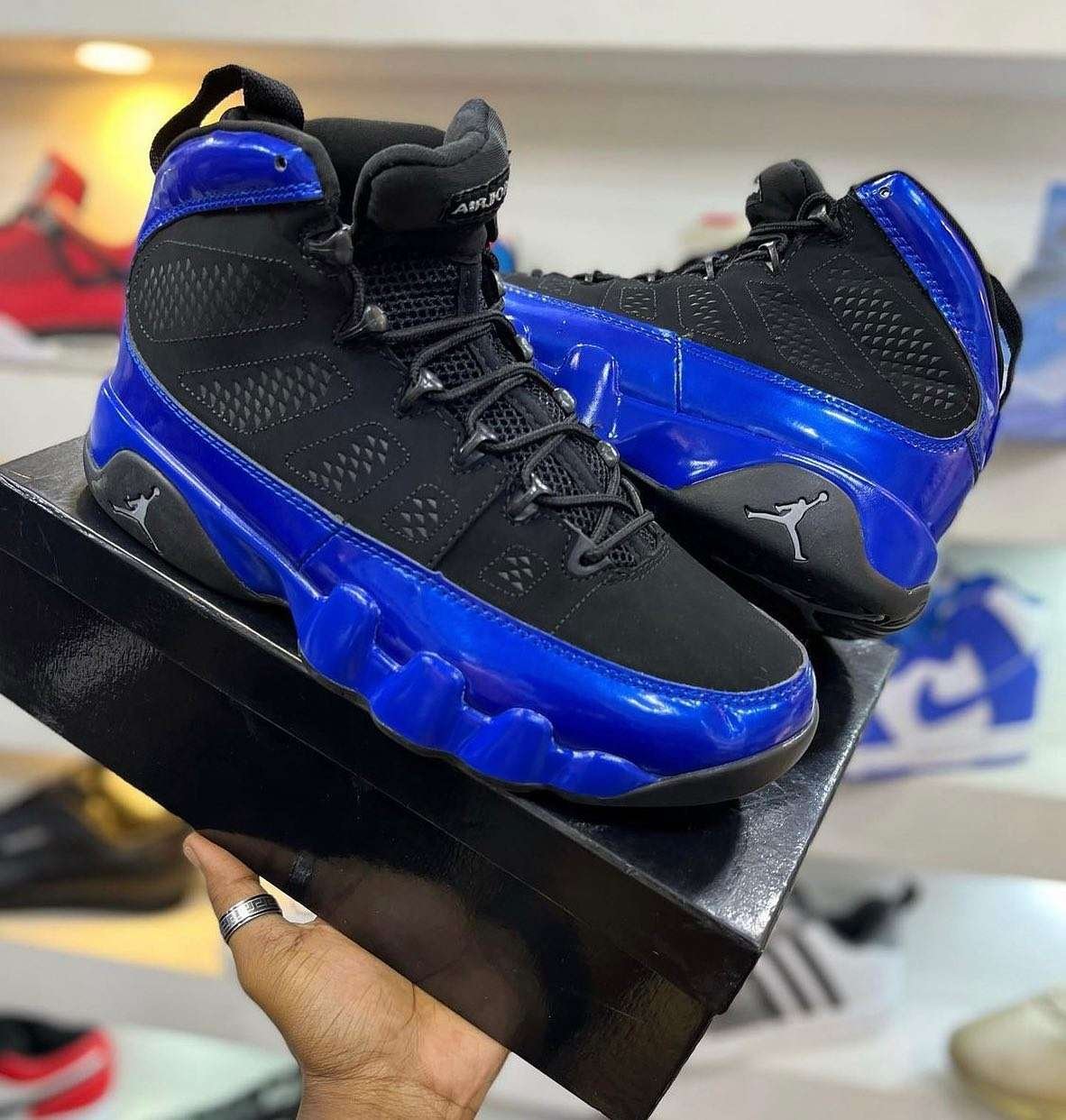 NikeAirJordan9VarsityBlue Nike Air Jordan 9 Varsity Blue - Image 1