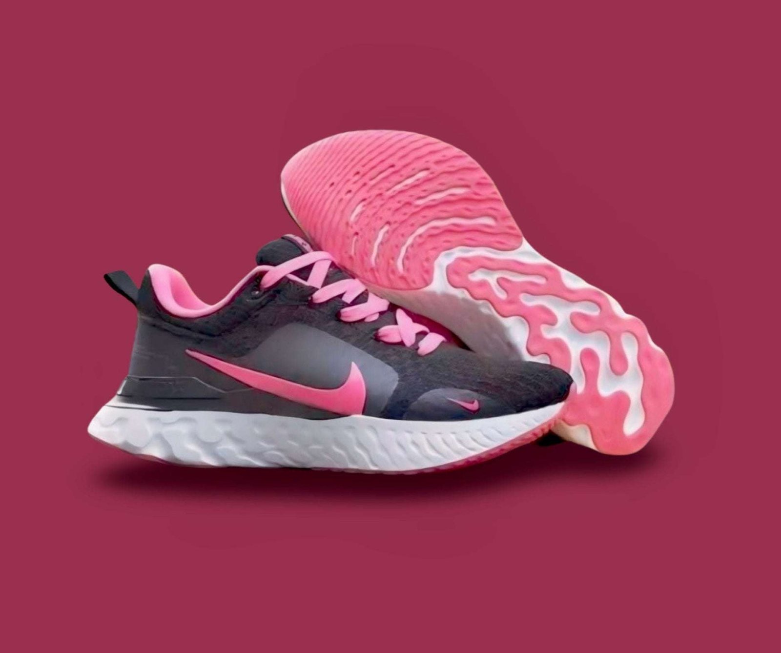 NikeReactInfinityRunFlyknit3BlackPink_1_9864073a-2023-4bf4-b5cb-426330561be2 Nike React Infinity Run Flyknit 3 Black Pink - Image 1