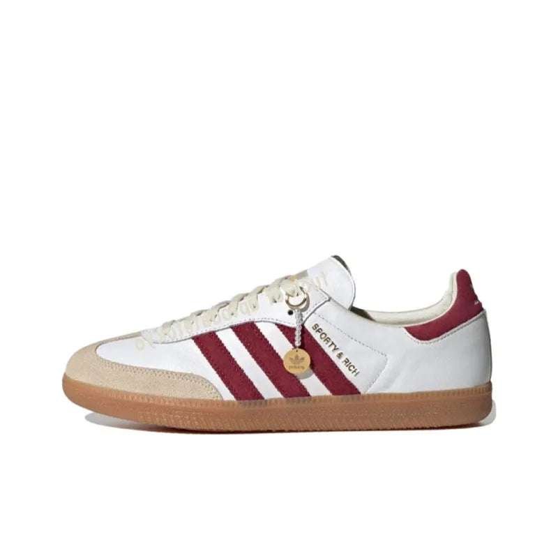 Sporty_RichxAdidasSambaOGWhiteCoreBurgundy_1 Sporty & Rich x Adidas Samba OG White Core Burgundy - Image 1
