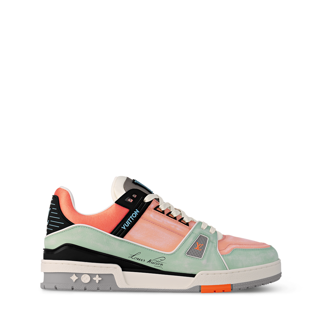 Louis-Vuitton-Signature-Orange-Trainer-1.png Louis Vuitton Signature Orange Trainer - Image 1