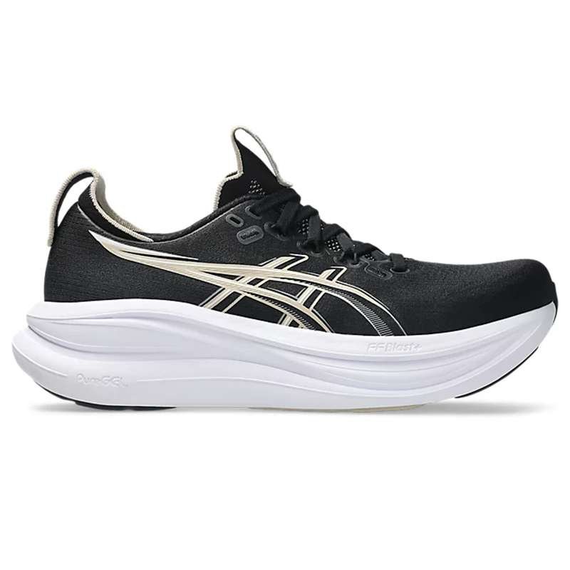Asics-Gel-Nimbus-28-Black-Feather-Grey.jpg Asics Gel-Nimbus 28 Black & Feather Grey - Image 1