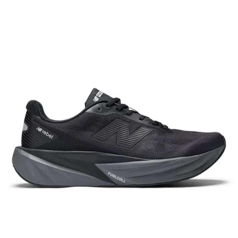 Black-Castlerock-1.jpeg New Balance FuelCell Rebel v5 Black & Castlerock - Image 1
